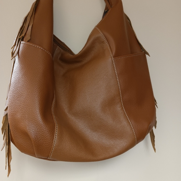 Tignanello Tribeca Fringe Hobo Shoulder Bag - Picture 6 of 8